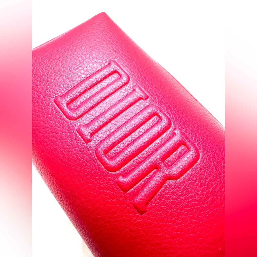 DIOR Red Womens Beauty Cosmetic Pouch - Picture 4 of 7